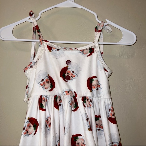 Jane + Jo Santa Print Christmas House Dress - Picture 3 of 4